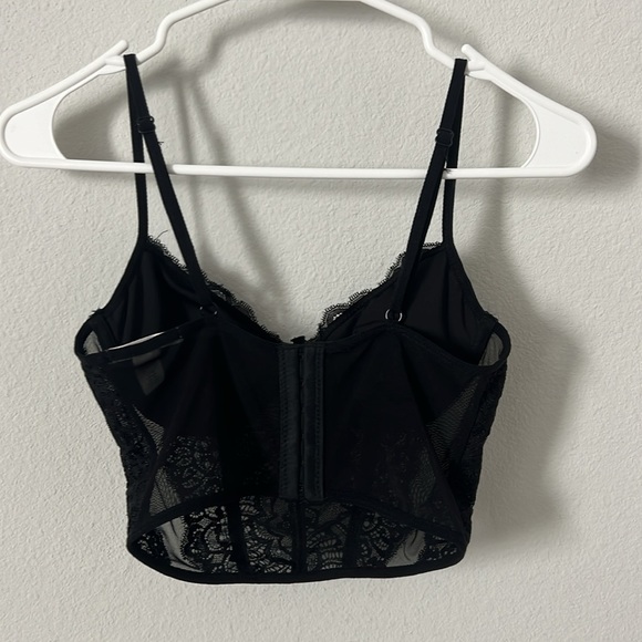 NWOT Full Tilt (tilly’s) Black Corset Top - Picture 3 of 7